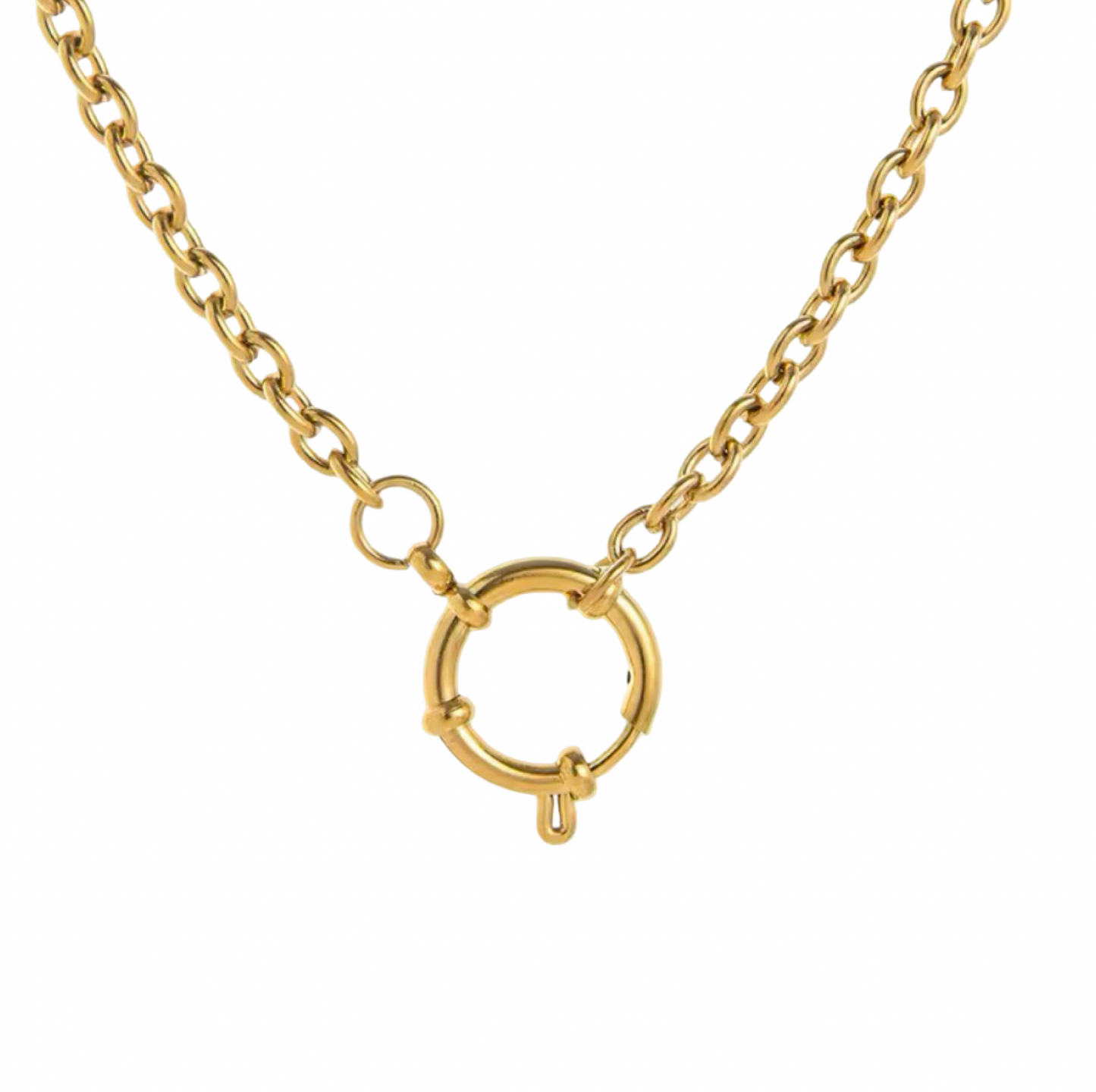 Cable Connector Chain Necklace