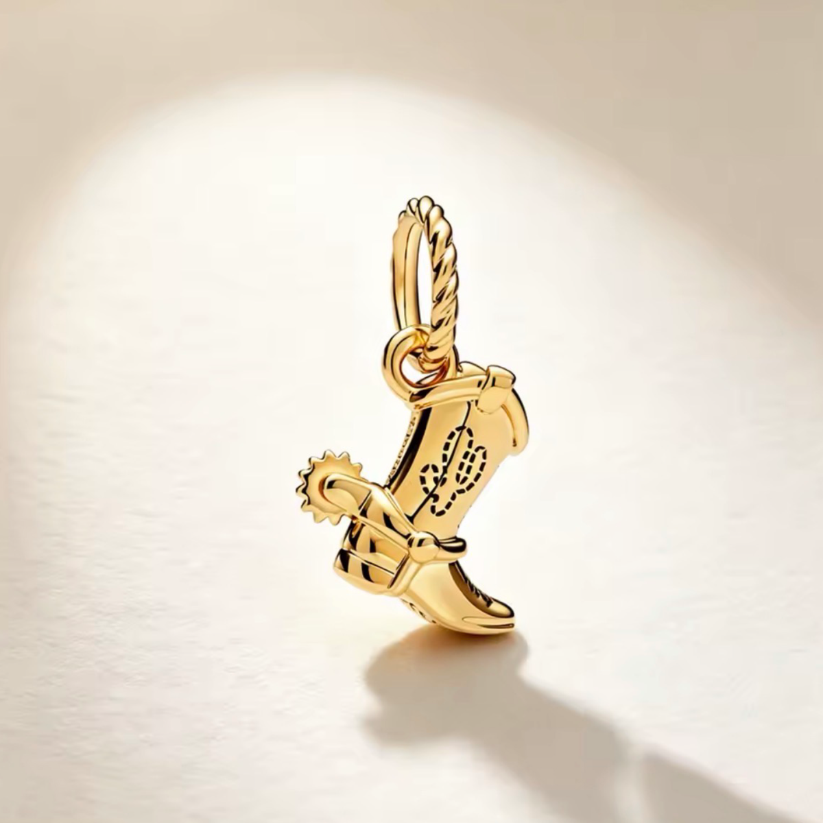 Western Boot Dangle Charm