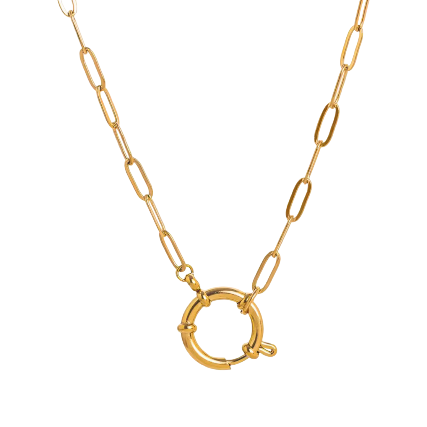 Paperclip Connector Chain Necklace