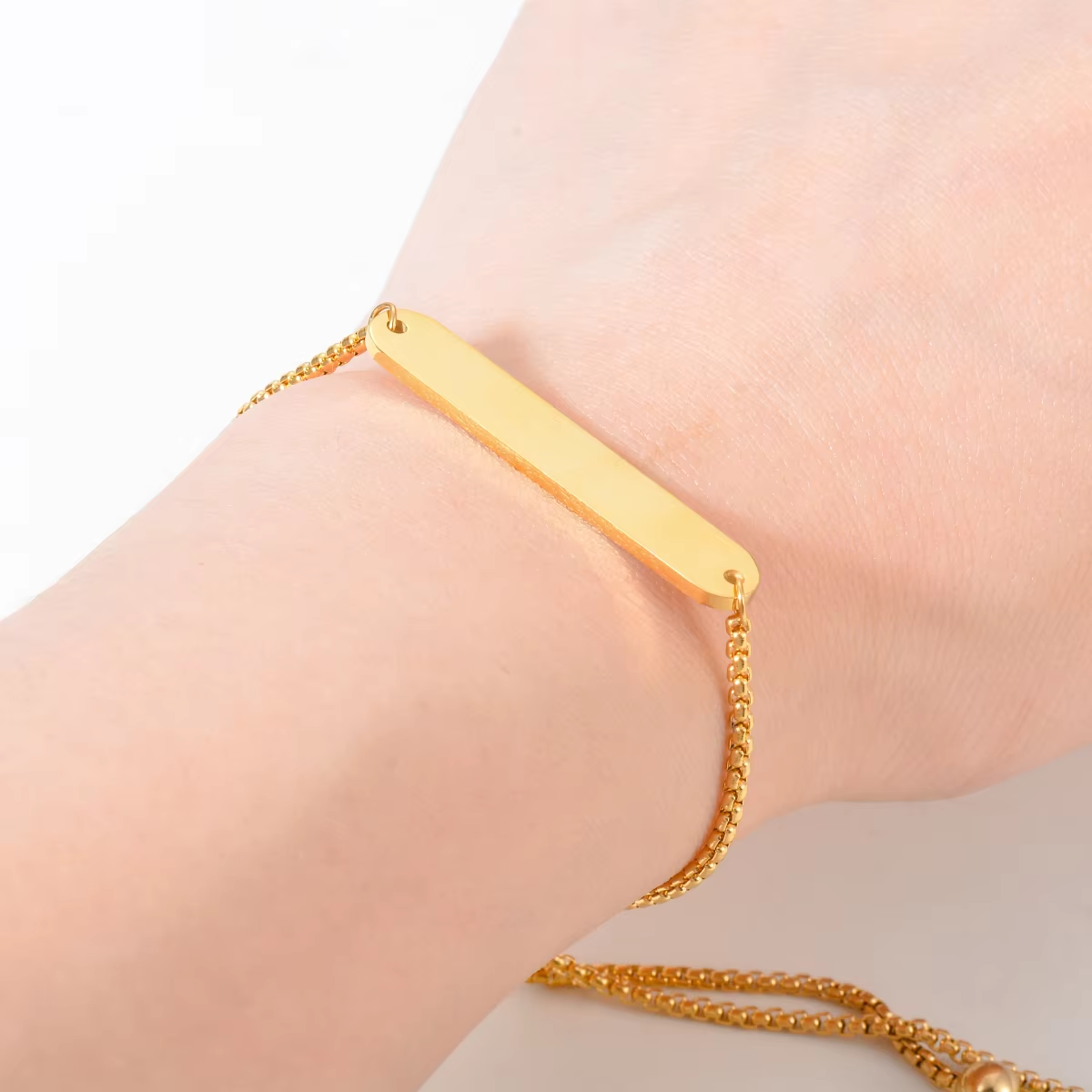 Bar Bracelet With Custom Engraving