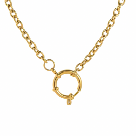 Cable Connector Chain Necklace