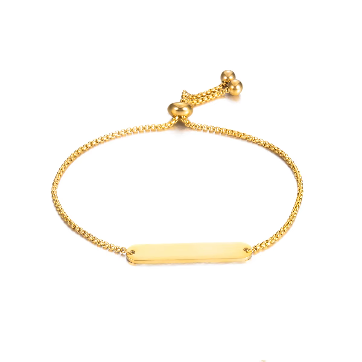 Bar Bracelet With Custom Engraving