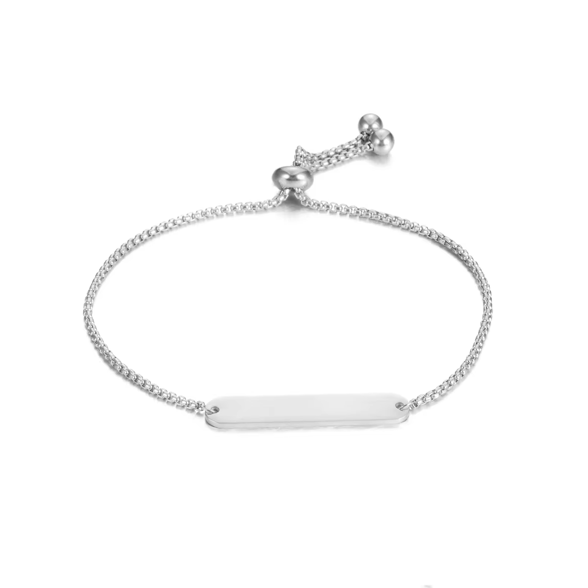 Bar Bracelet With Custom Engraving