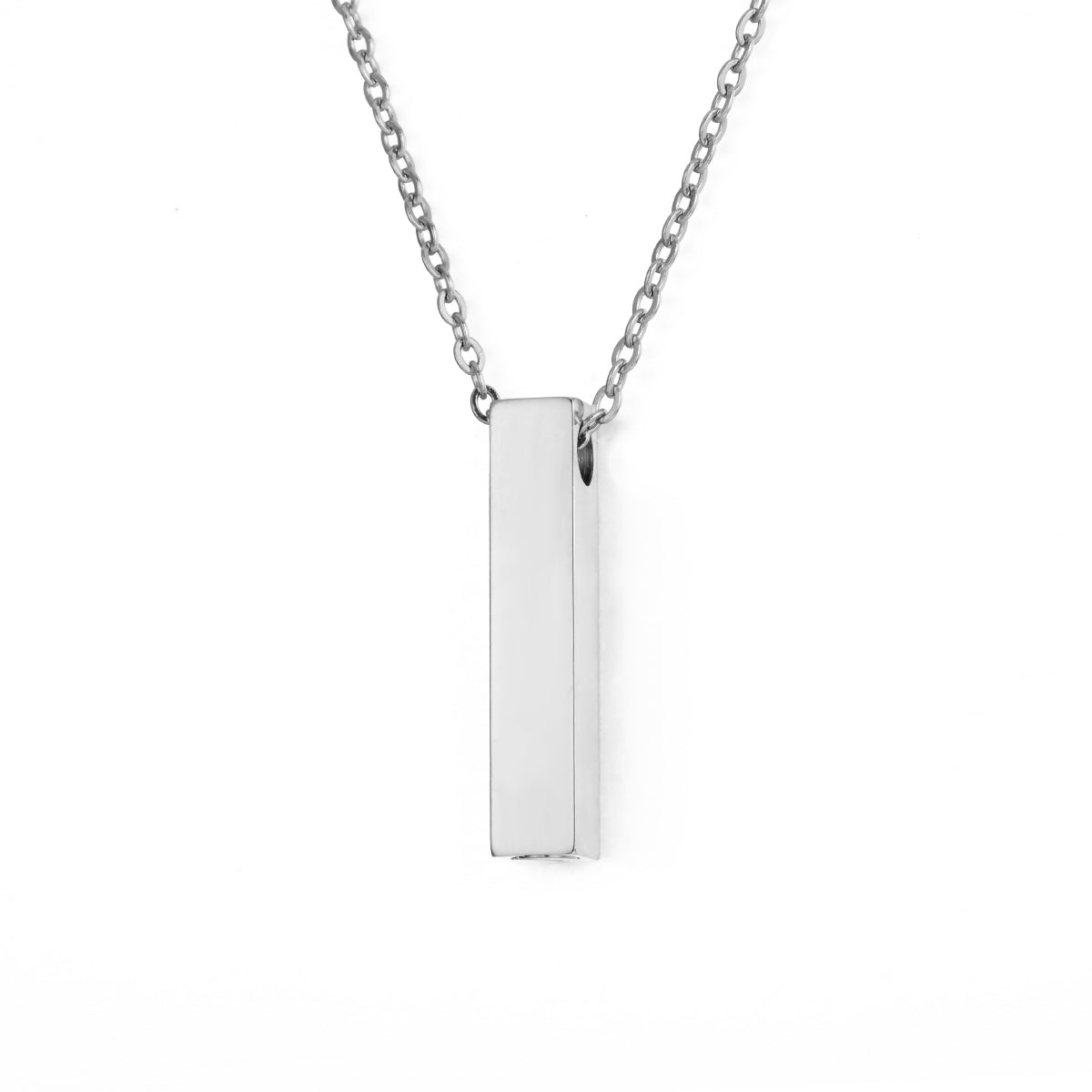 Rectangular Bar Memorial Pendant